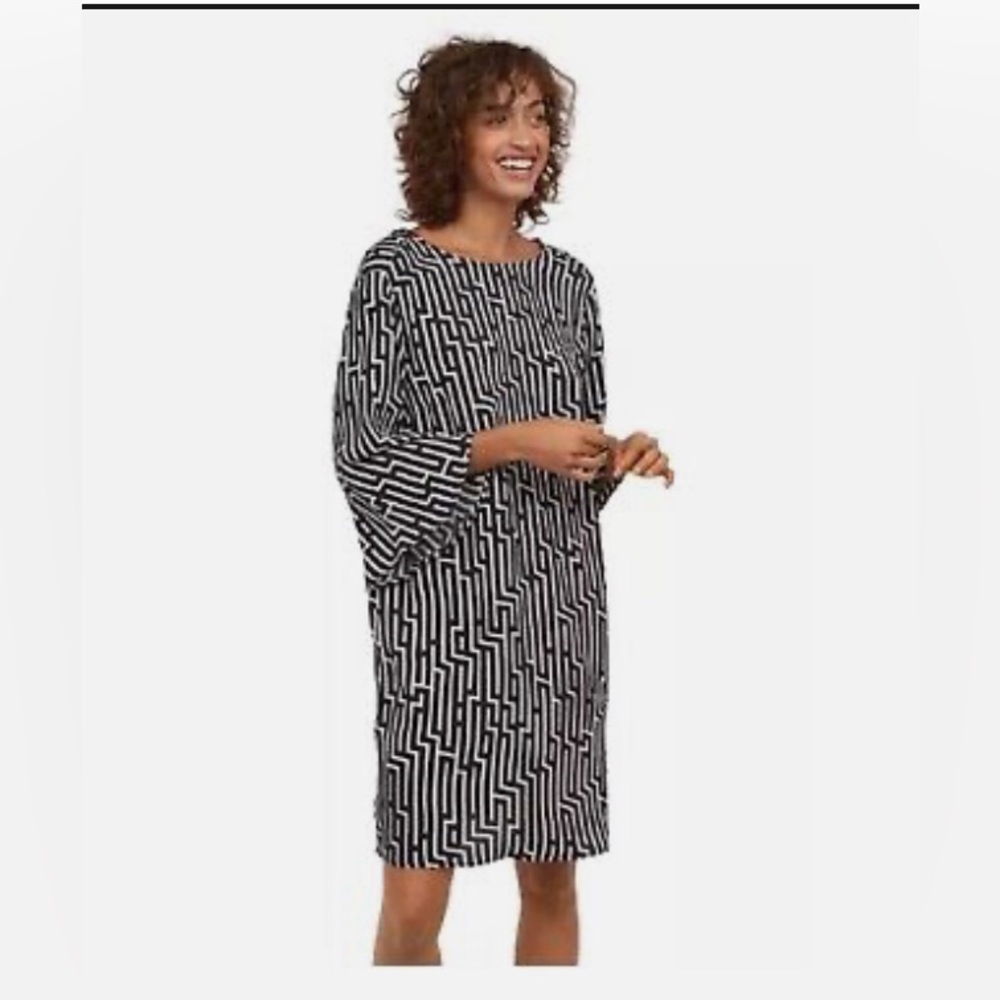 Tags GP & J Baker X H&M Black & Ivory Geometric